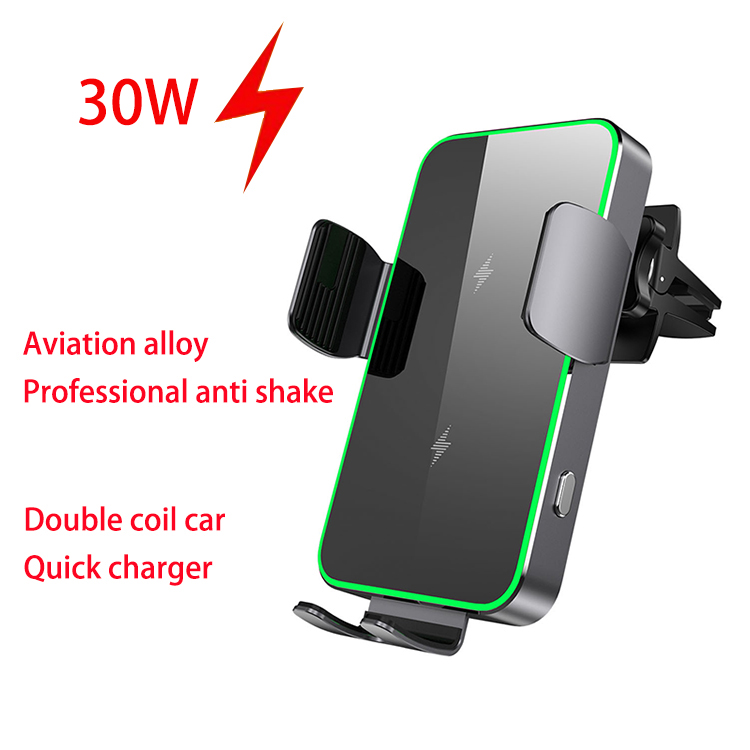 Wireless Car Charger Mount Fast Charging - Qi2 draadloze autolader telefoonhouder ventilatieopening montage