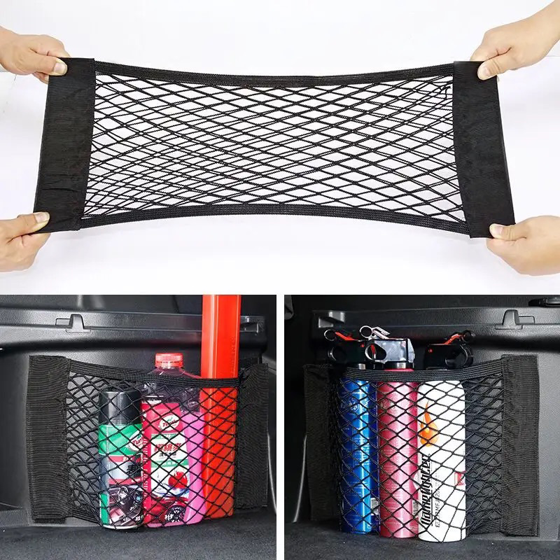 Car Trunk Organizer Foldable Storage Box - Auto Terug Kofferbak Stoel Elastisch String