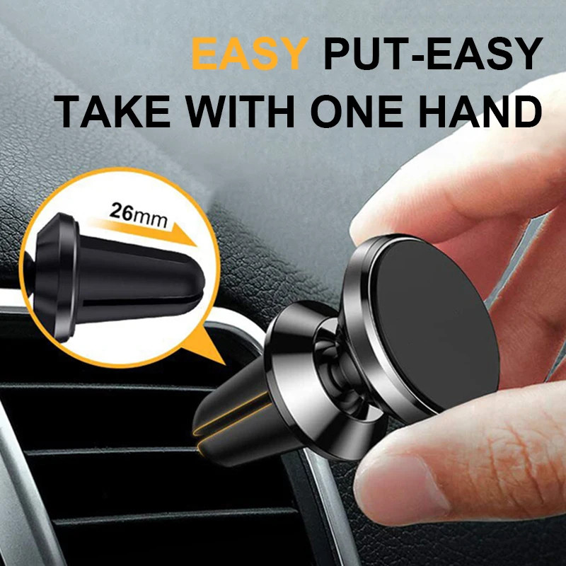 Magnetic Phone Holder For Car Vent - Universele Magnetische Autotelefoonhouder 360 ° Verstelbare