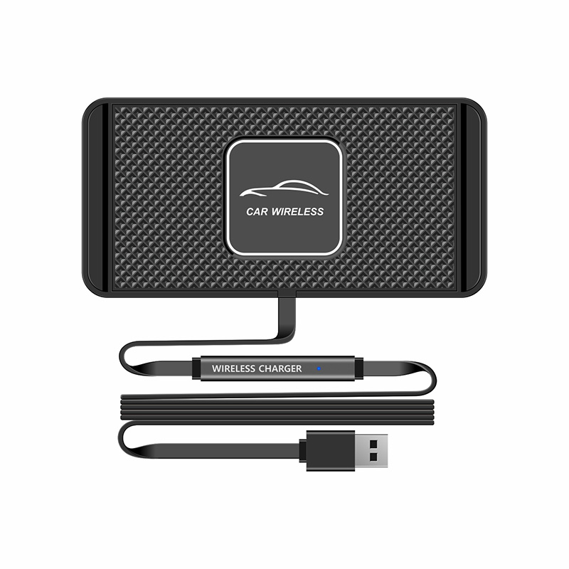 Wireless Car Charger Mount Fast Charging - Draadloze auto-opladermat van siliconen, antislip, voor