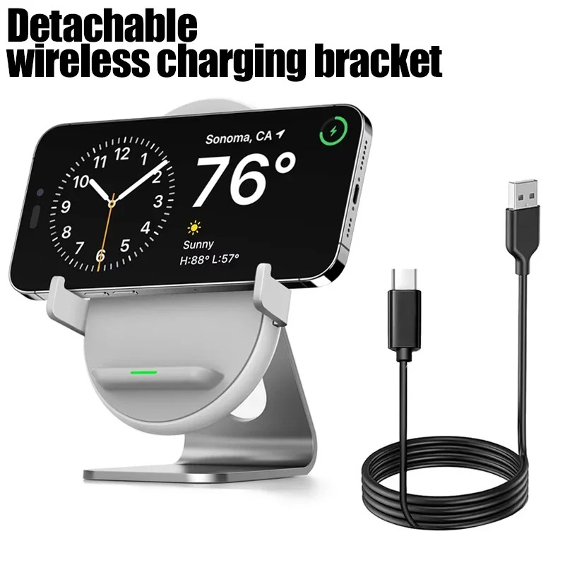 Wireless Car Charger Mount Fast Charging - Draadloze autoladerhouder 15W snelladen autoklem luchtventiel