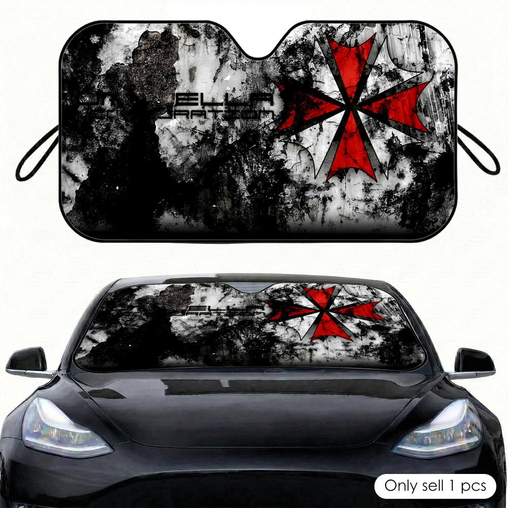 Car Sunshade Windshield Umbrella Foldable - Horrorfilm Paraplu Zonneklep Autovoorruit Zonnescherm Voorruit