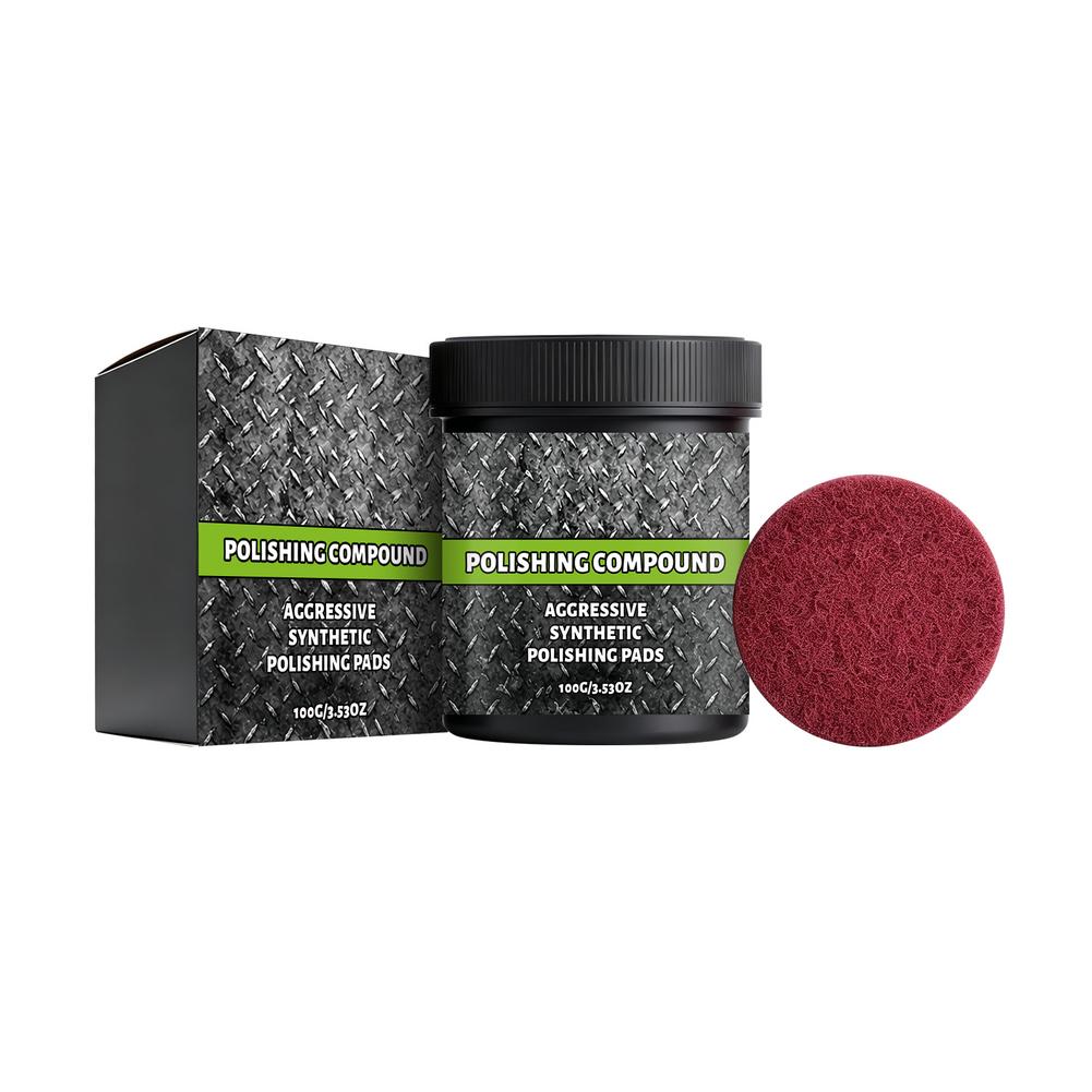 Car Scratch Repair Polishing Wax Paste - Autokrasverwijderaar Polijstpasta Set met Sponspad Autolakreparatiewas