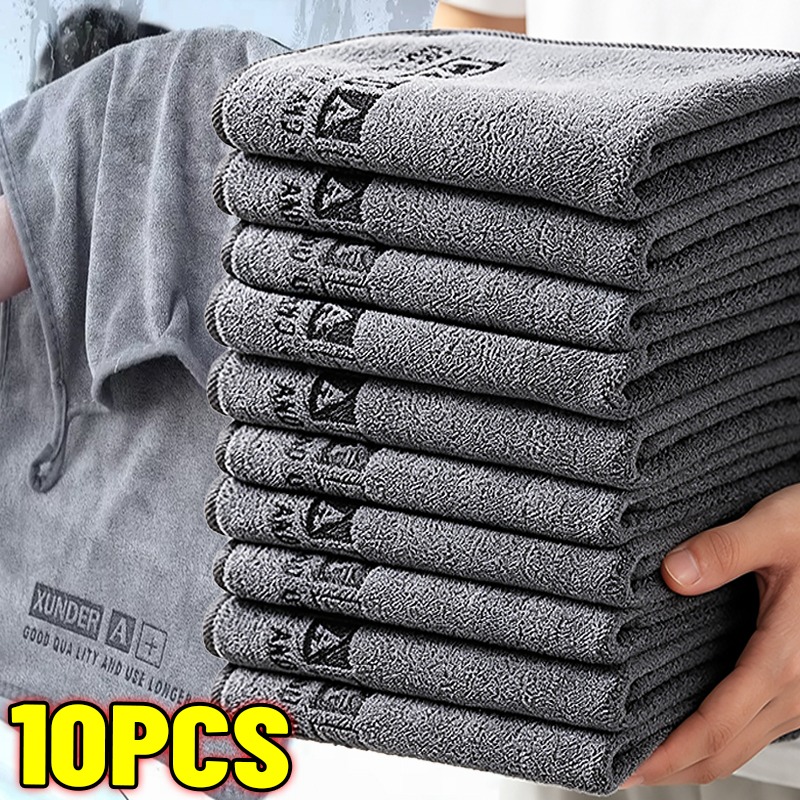 Microfiber Car Drying Towel Super Absorbent - 10/1PCS Dubbelzijdig Auto Wassen Microfiber Handdoeken