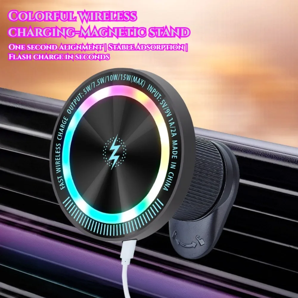 Magnetic Phone Holder For Car Vent - 2025 Magnetische Draadloze Auto Telefoon Oplader
