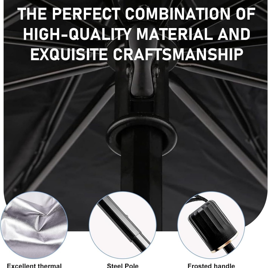 Zonnescherm voor de voorruit,  - Car Sunshade Windshield Umbrella Foldable recensie en prijs