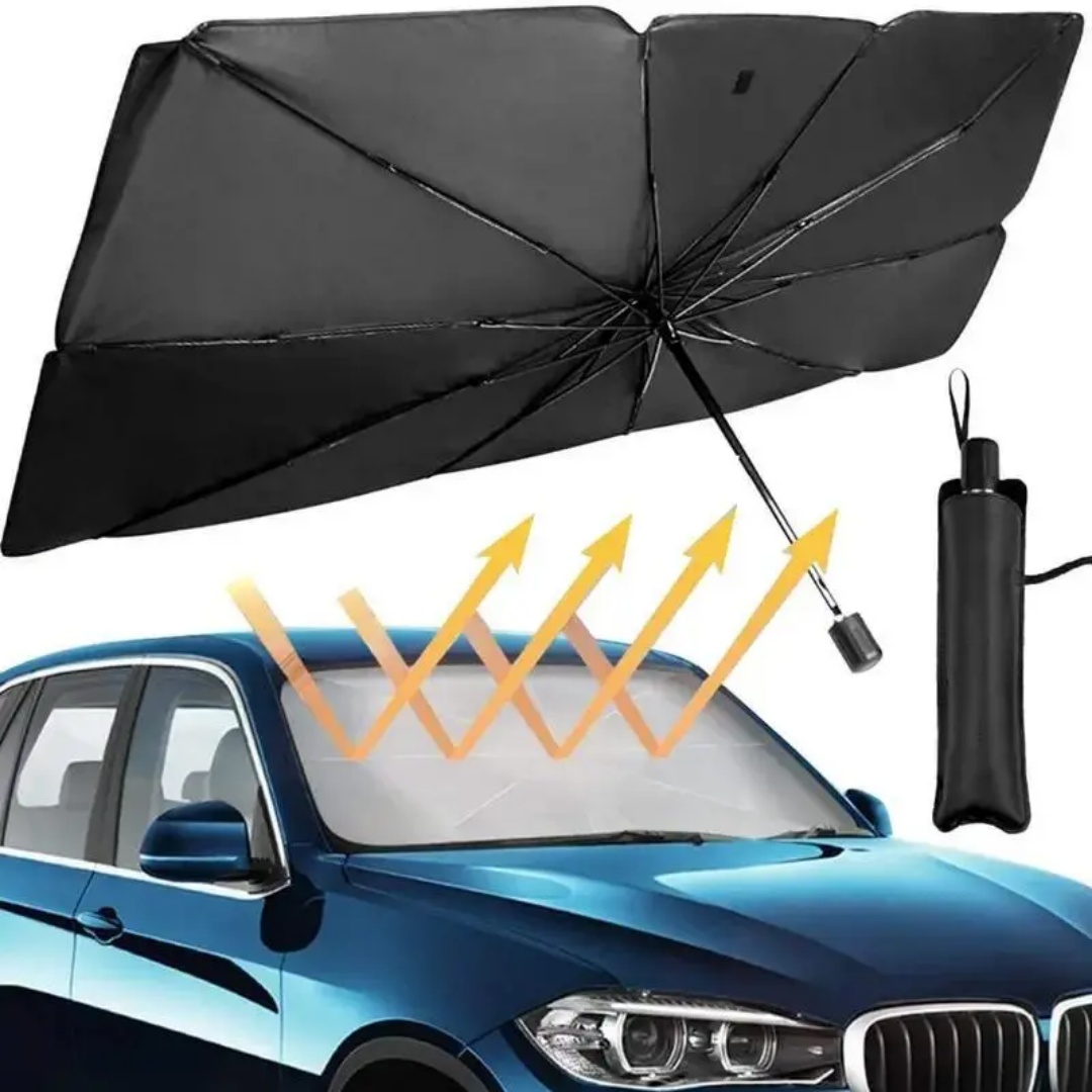 Zonnescherm voor de voorruit,  - Car Sunshade Windshield Umbrella Foldable recensie en prijs