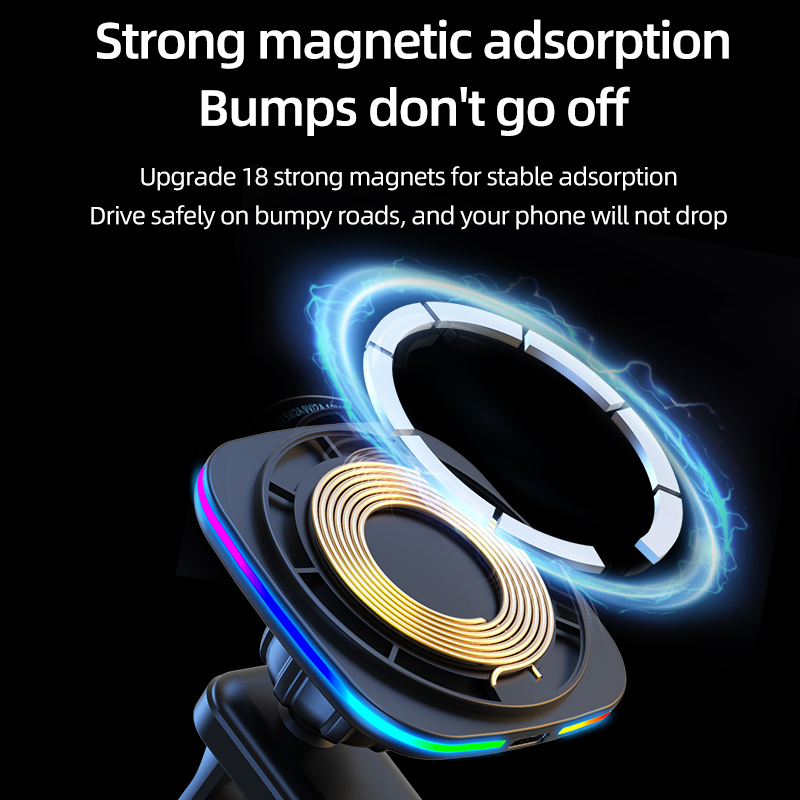 Auto-oplader met magnetische d - Wireless Car Charger Mount Fast Charging recensie en prijs