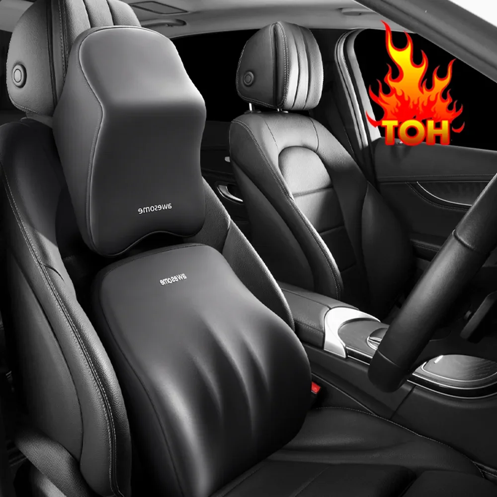 NIEUW Auto Lendensteun Hoofdst - Memory Foam Car Neck Pillow Lumbar Support recensie en prijs
