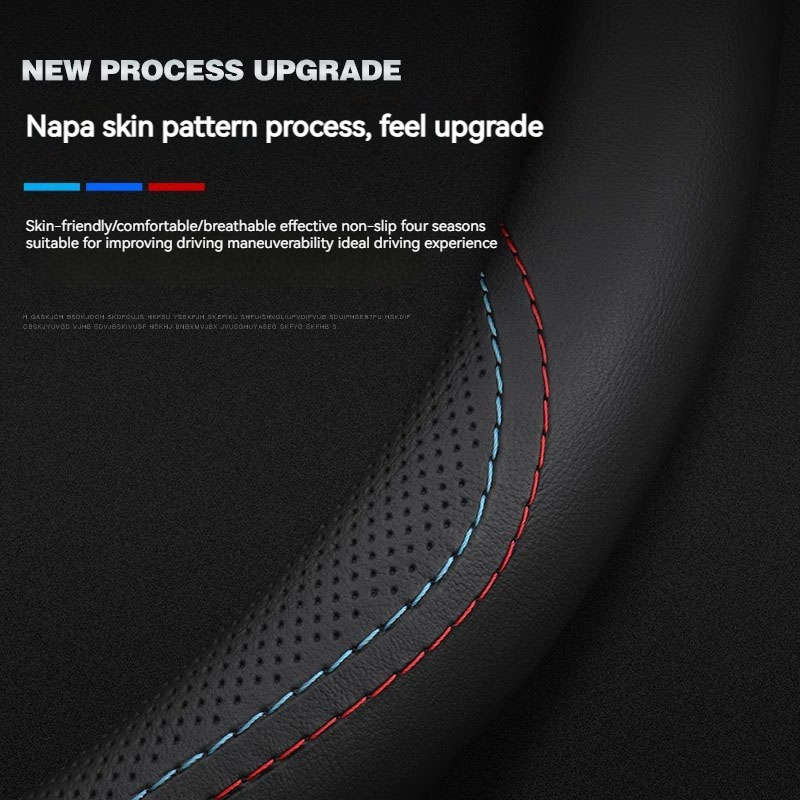 Leren autostuurhoes, voor Jaec - Car Steering Wheel Cover Anti Slip Breathable recensie en prijs