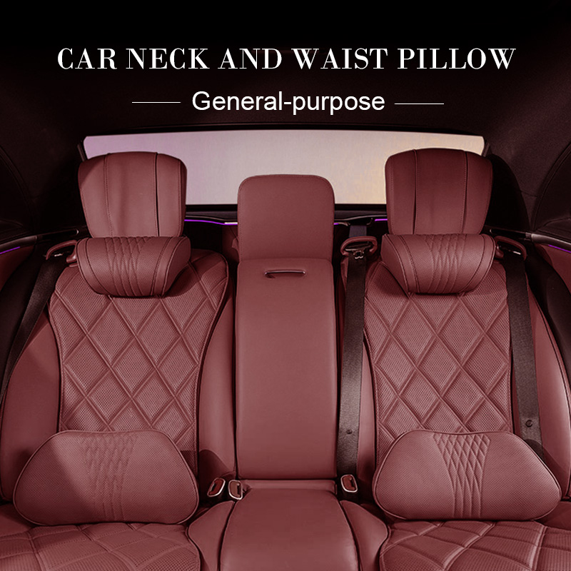 Vtear Universeel Auto Nek- en  - Memory Foam Car Neck Pillow Lumbar Support recensie en prijs