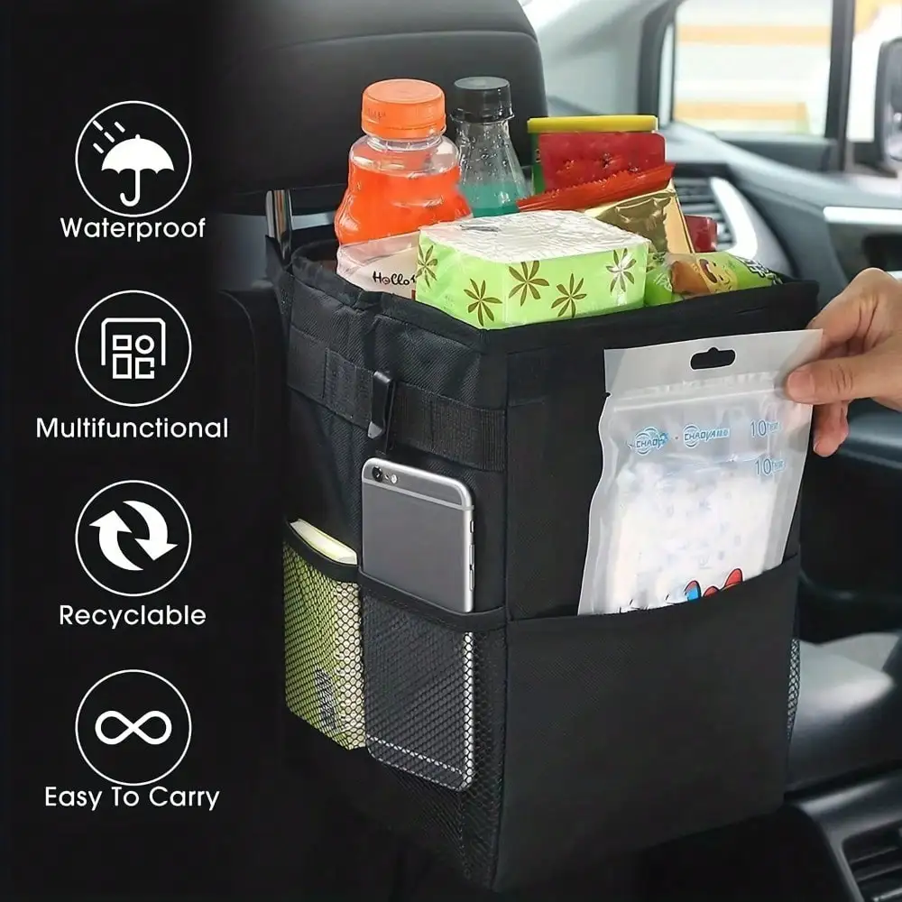 Draagbare waterdichte auto-pru - Waterproof Car Trash Can With Lid recensie en prijs