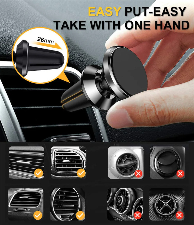 Universele Magnetische Autotel - Magnetic Phone Holder For Car Vent recensie en prijs