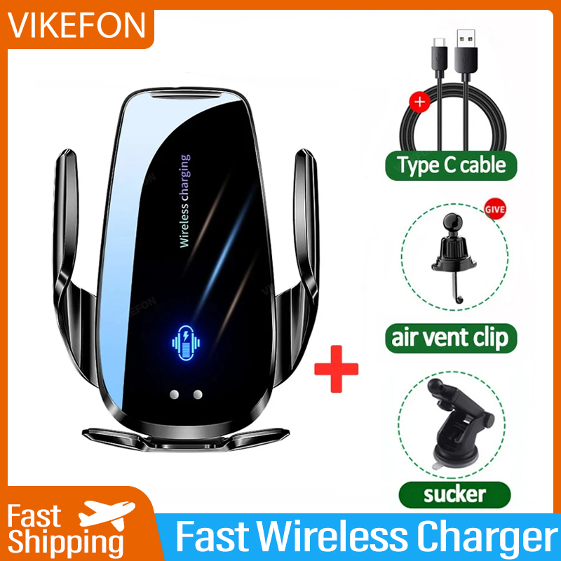 Draadloze autolader voor venti - Wireless Car Charger Mount Fast Charging recensie en prijs