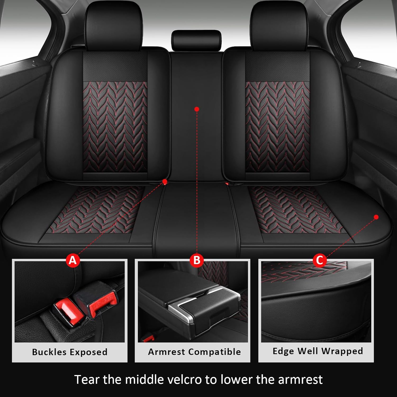 Universele autostoelbeschermin - Leather Car Seat Covers Full Set Universal recensie en prijs