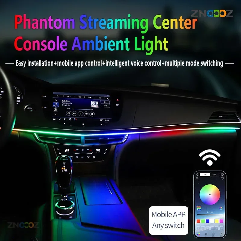 Znoooz 140Cm Auto Omgevingsver - Led Ambient Interior Car Lights App Control recensie en prijs