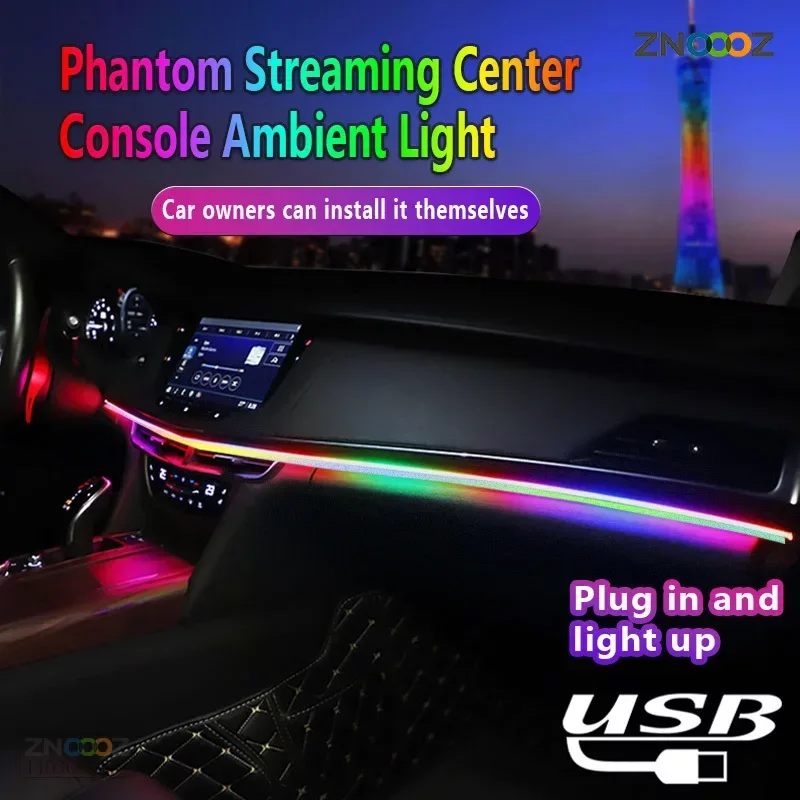 Znoooz 140Cm Auto Omgevingsver - Led Ambient Interior Car Lights App Control recensie en prijs