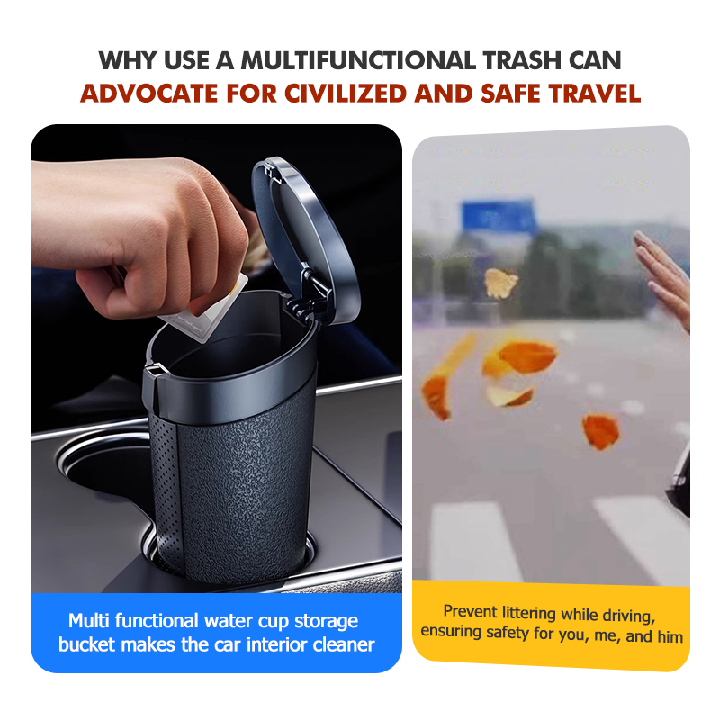 Autovuilnisbak Duurzame waterd - Waterproof Car Trash Can With Lid recensie en prijs