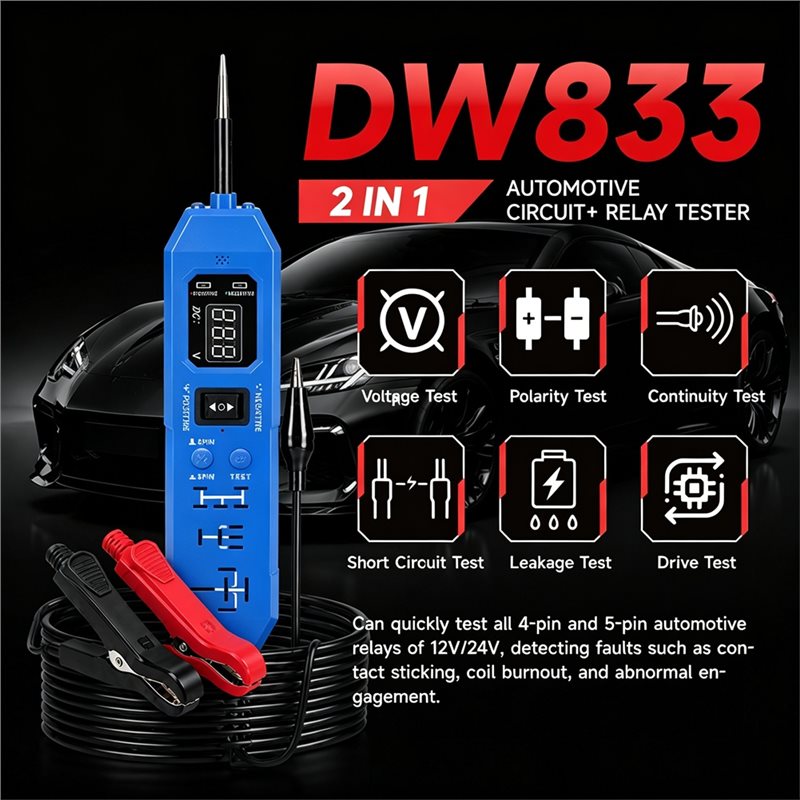 Nieuwe DW833 2-in-1 LED-displa - Car Electronics recensie en prijs