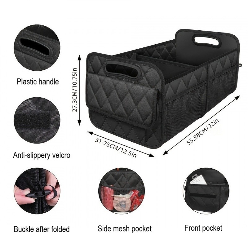 Auto-organizer voor SUV, auto- - Car Trunk Organizer Foldable Storage Box recensie en prijs