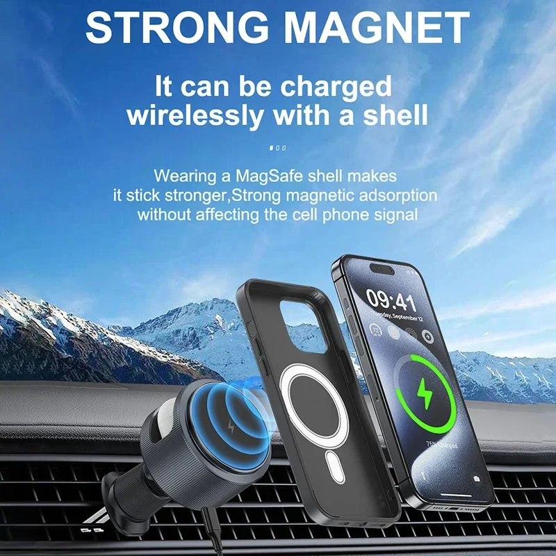 Magnetische draadloze autolade - Wireless Car Charger Mount Fast Charging recensie en prijs