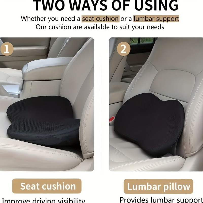 1 stuk traagschuim autokussen, - Memory Foam Car Neck Pillow Lumbar Support recensie en prijs