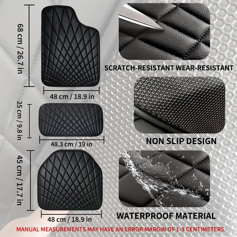CAR PASS Universele 5-delige l - Car Floor Mats Universal Waterproof Leather recensie en prijs