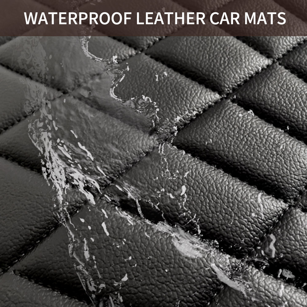 CAR PASS Universele 5-delige l - Car Floor Mats Universal Waterproof Leather recensie en prijs