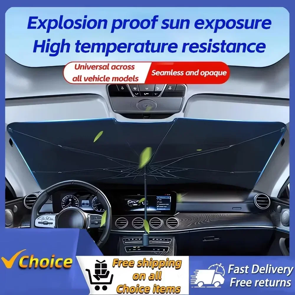 Autozonnescherm, windscherm, p - Car Sunshade Windshield Umbrella Foldable recensie en prijs