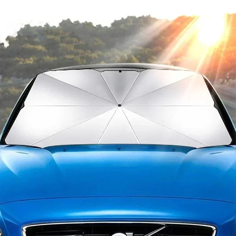 Autozonnescherm, windscherm, p - Car Sunshade Windshield Umbrella Foldable recensie en prijs