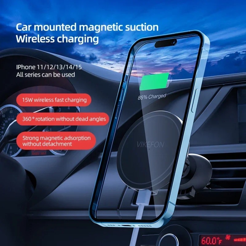 Auto draadloze oplader Magneti - Magnetic Phone Holder For Car Vent recensie en prijs
