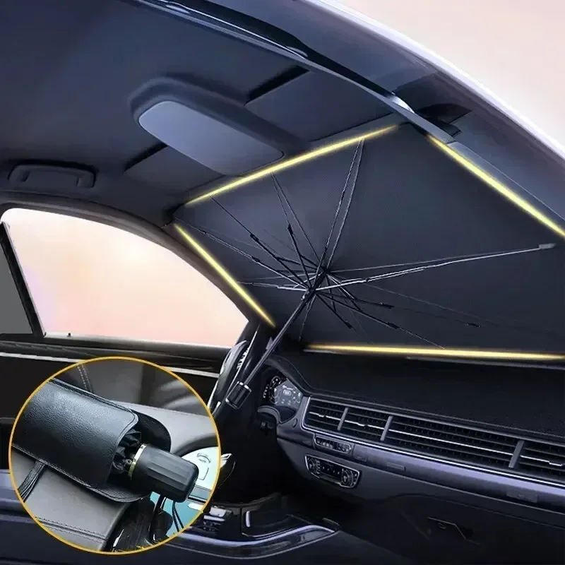 Auto Opvouwbare Voorruit Zonne - Car Sunshade Windshield Umbrella Foldable recensie en prijs