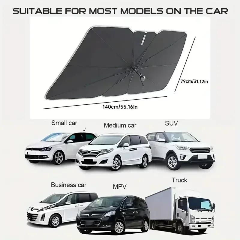 Auto Opvouwbare Voorruit Zonne - Car Sunshade Windshield Umbrella Foldable recensie en prijs