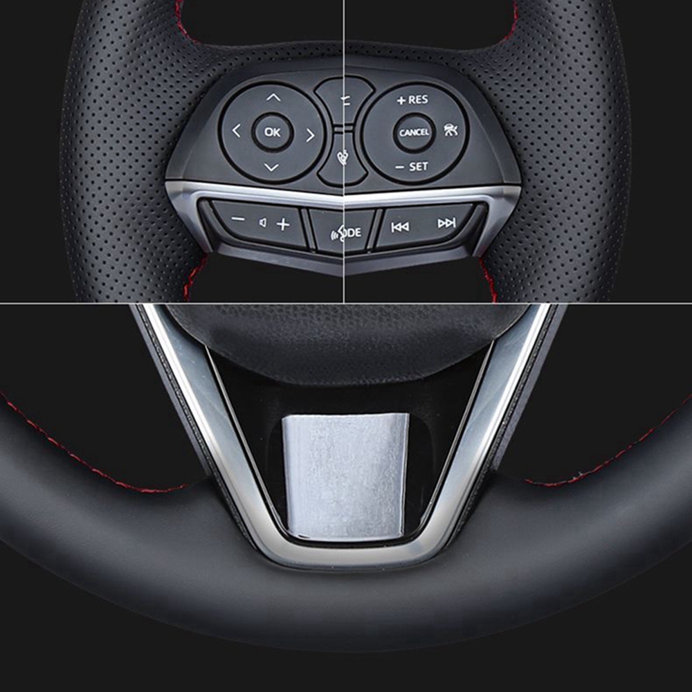 Custom Auto Stuurhoes Hand Naa - Car Steering Wheel Cover Anti Slip Breathable recensie en prijs