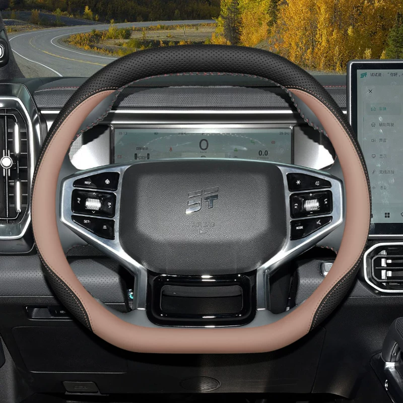 2026 VOOR JETOUR Dashing T1 T2 - Car Steering Wheel Cover Anti Slip Breathable recensie en prijs