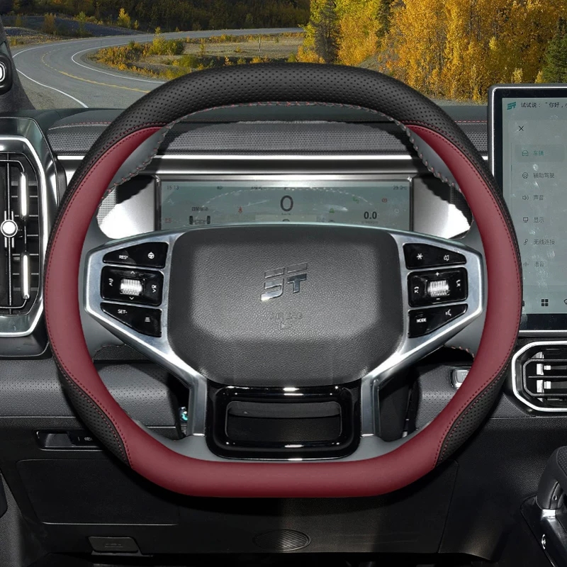 2026 VOOR JETOUR Dashing T1 T2 - Car Steering Wheel Cover Anti Slip Breathable recensie en prijs