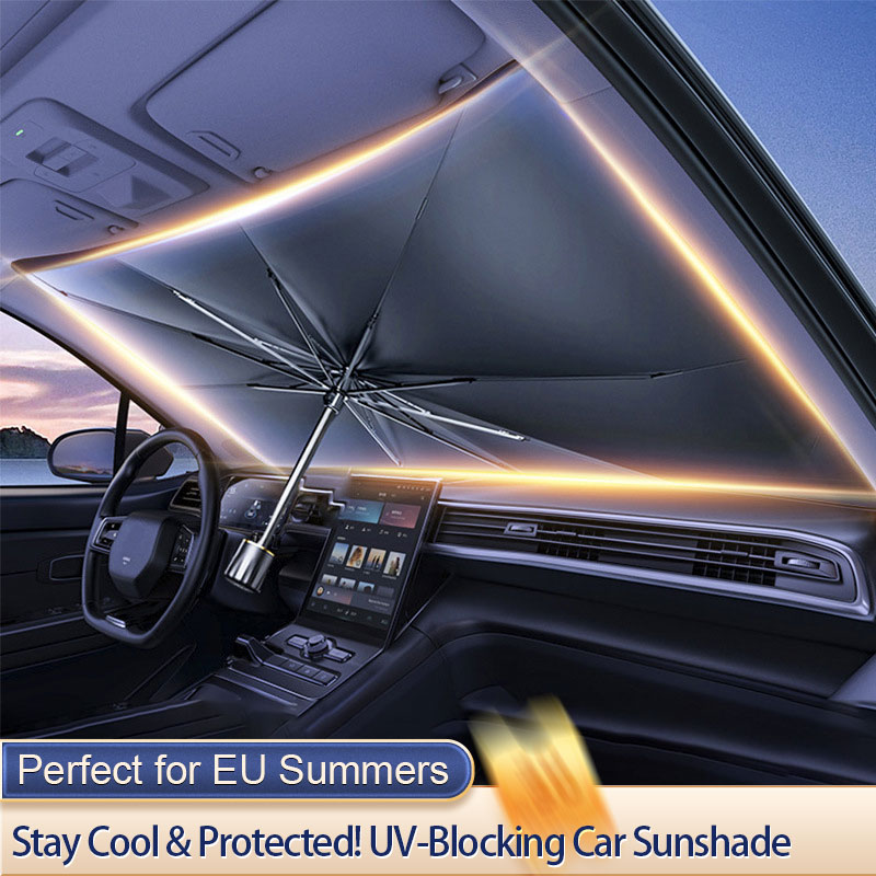 Autozonnescherm Paraplu Voorru - Car Sunshade Windshield Umbrella Foldable recensie en prijs