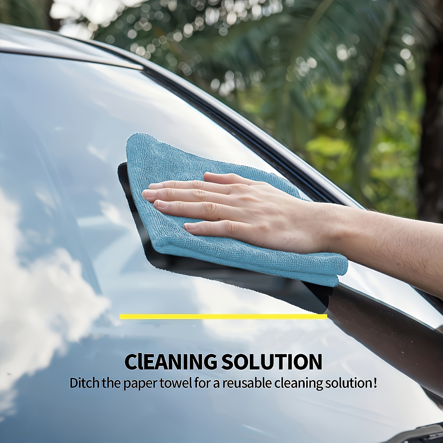 5-50 stuks lichtblauwe microve - Microfiber Car Drying Towel Super Absorbent recensie en prijs