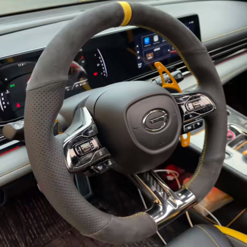 Voor GAC Trumpchi Empow 2021-2 - Car Steering Wheel Cover Anti Slip Breathable recensie en prijs