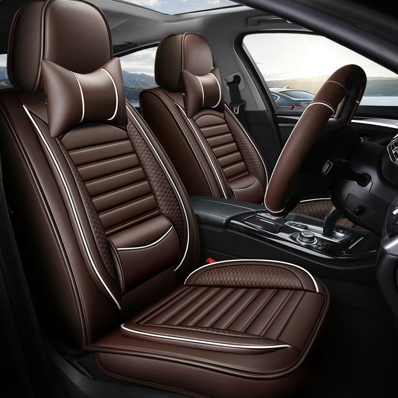 Volledige set luxe autostoelho - Leather Car Seat Covers Full Set Universal recensie en prijs