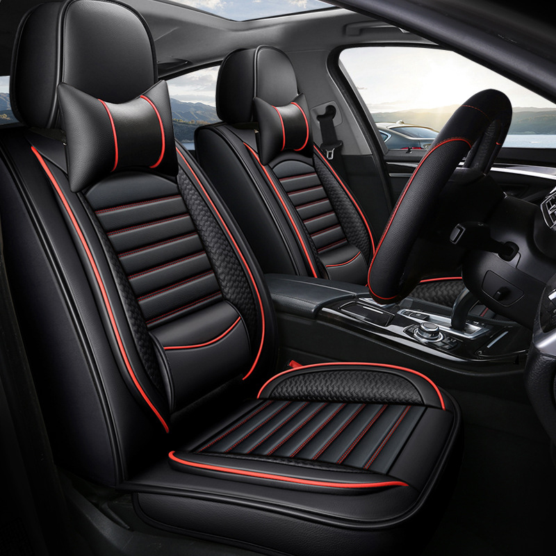Volledige set luxe autostoelho - Leather Car Seat Covers Full Set Universal recensie en prijs