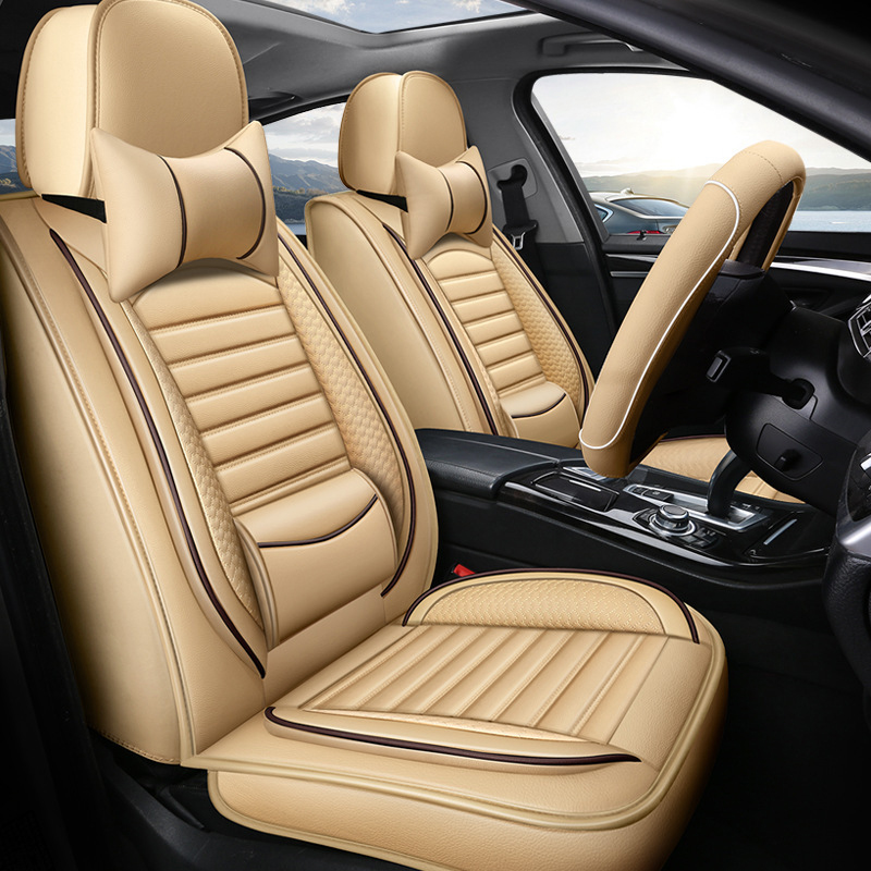 Volledige set luxe autostoelho - Leather Car Seat Covers Full Set Universal recensie en prijs