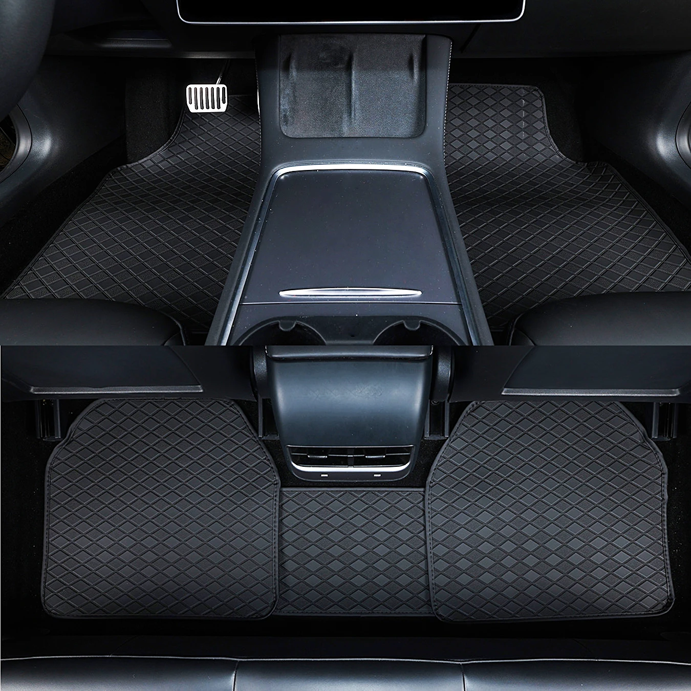 Autovloermatten, complete set, - Car Floor Mats Universal Waterproof Leather recensie en prijs