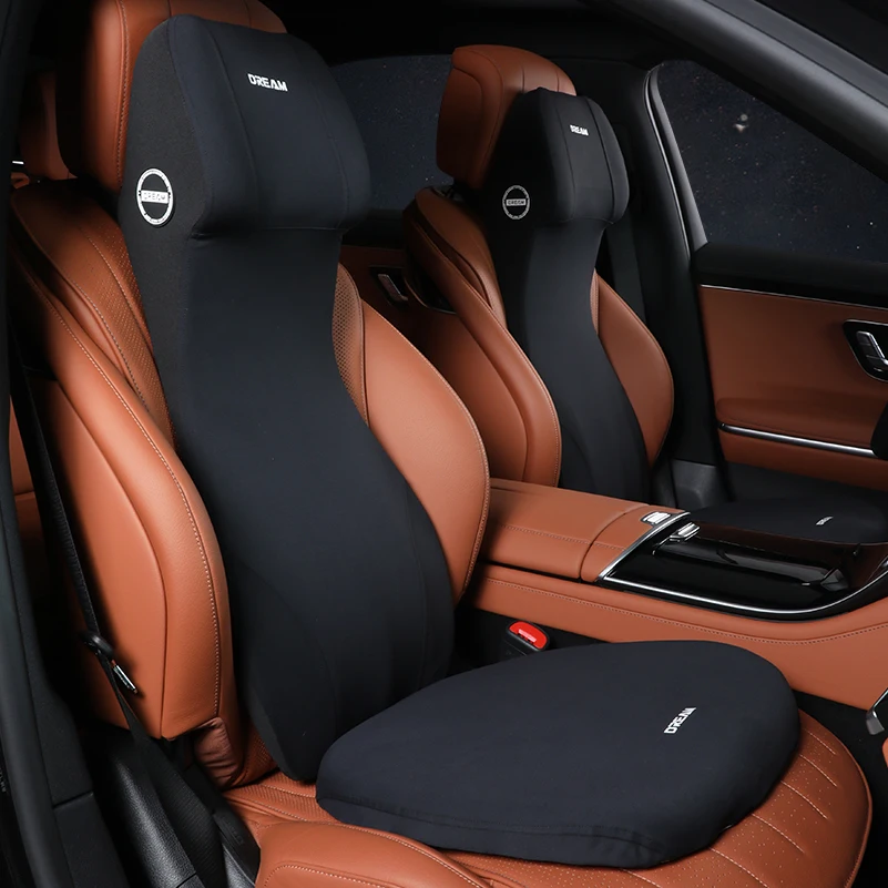 Geïntegreerde auto lendensteun - Memory Foam Car Neck Pillow Lumbar Support recensie en prijs