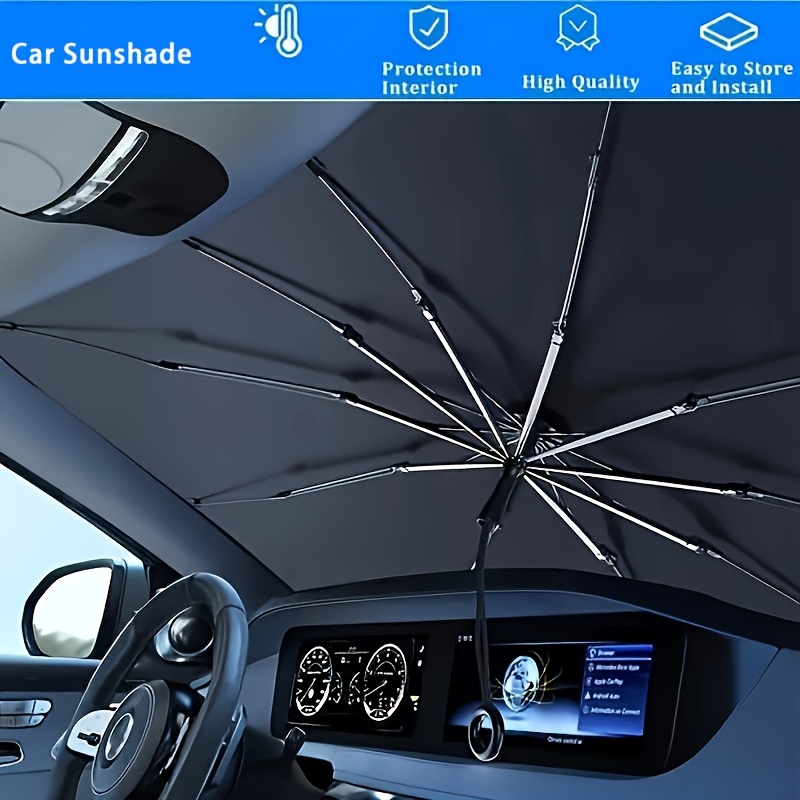 1 STKS Auto Voorruit Zonnesche - Car Sunshade Windshield Umbrella Foldable recensie en prijs