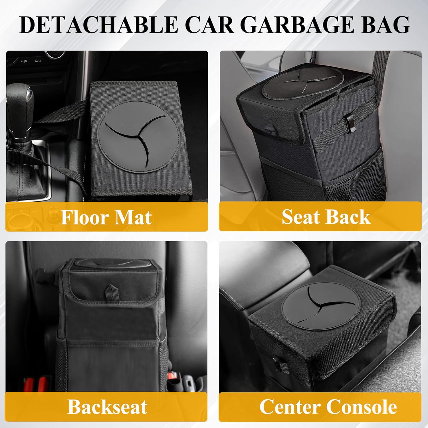 3-in-1 auto-prullenbak met dek - Waterproof Car Trash Can With Lid recensie en prijs