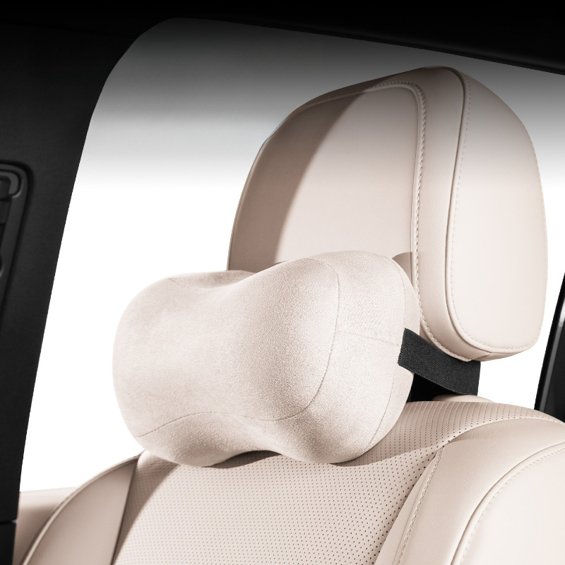 Suède auto nekkussen lendenste - Memory Foam Car Neck Pillow Lumbar Support recensie en prijs
