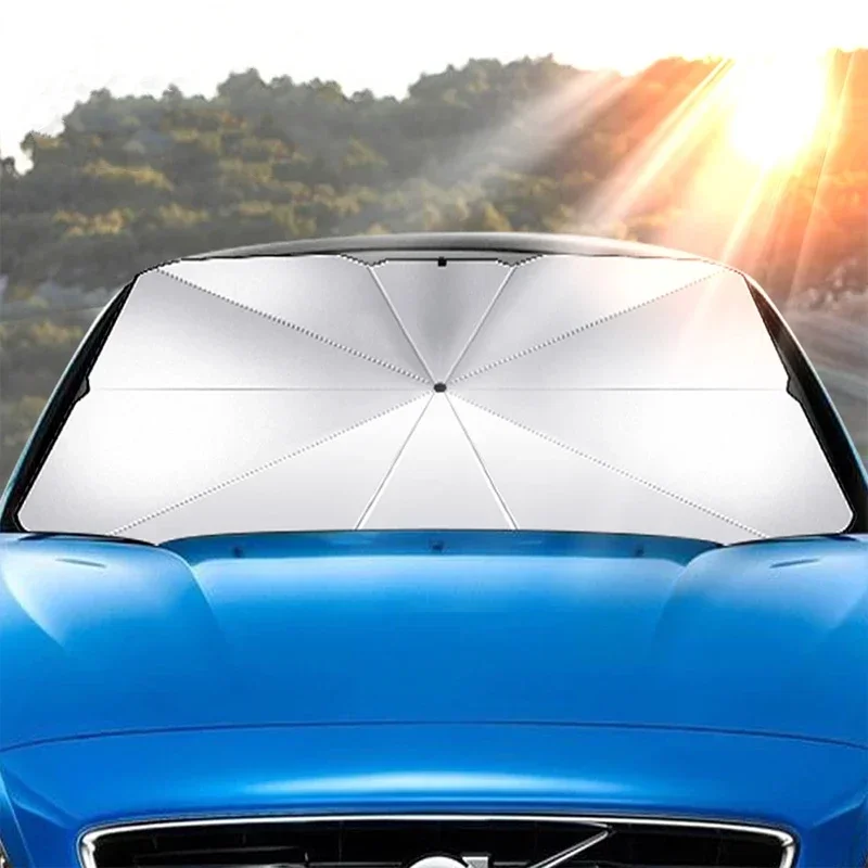 Draagbare autozonnescherm para - Car Sunshade Windshield Umbrella Foldable recensie en prijs