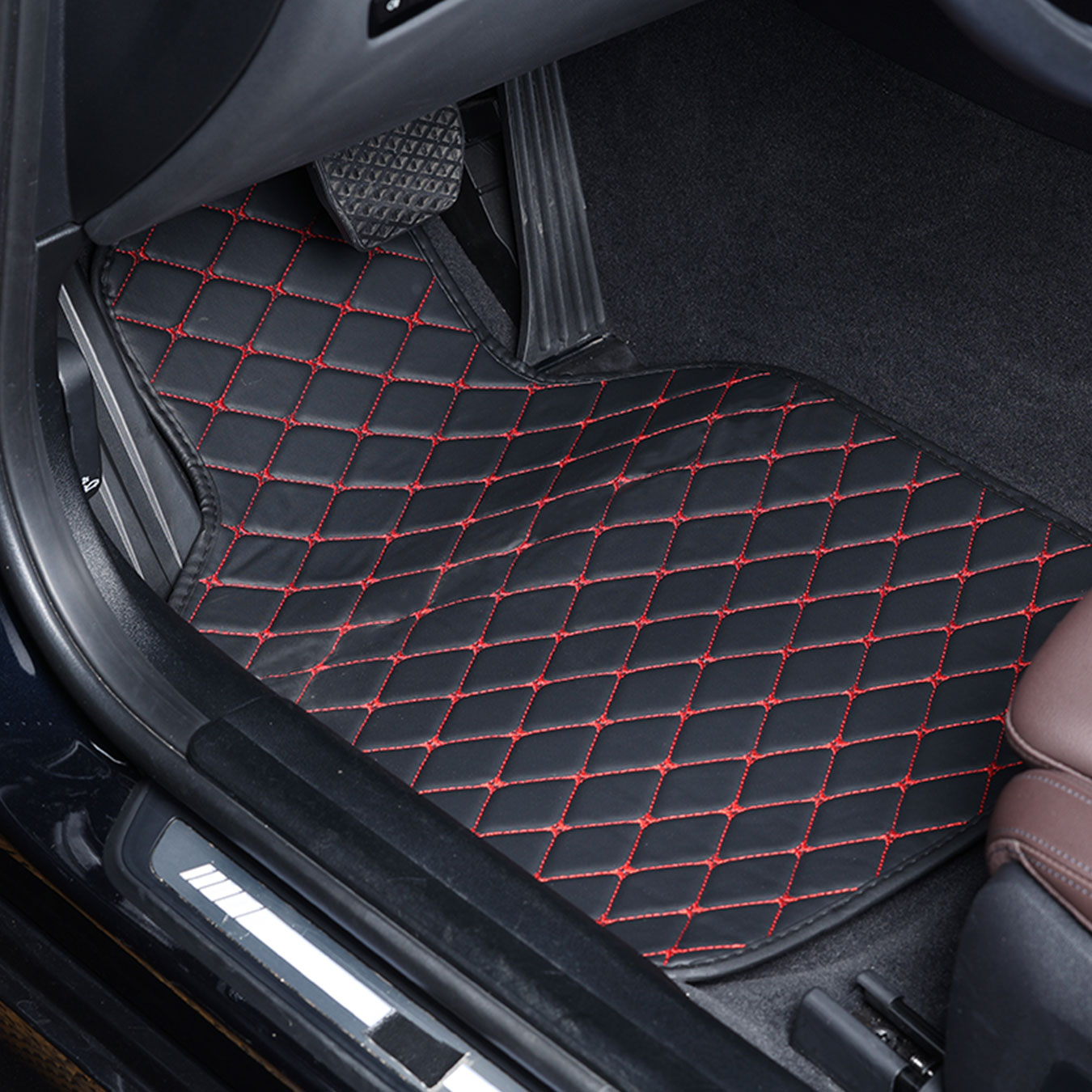 Autovloermatten, complete set, - Car Floor Mats Universal Waterproof Leather recensie en prijs
