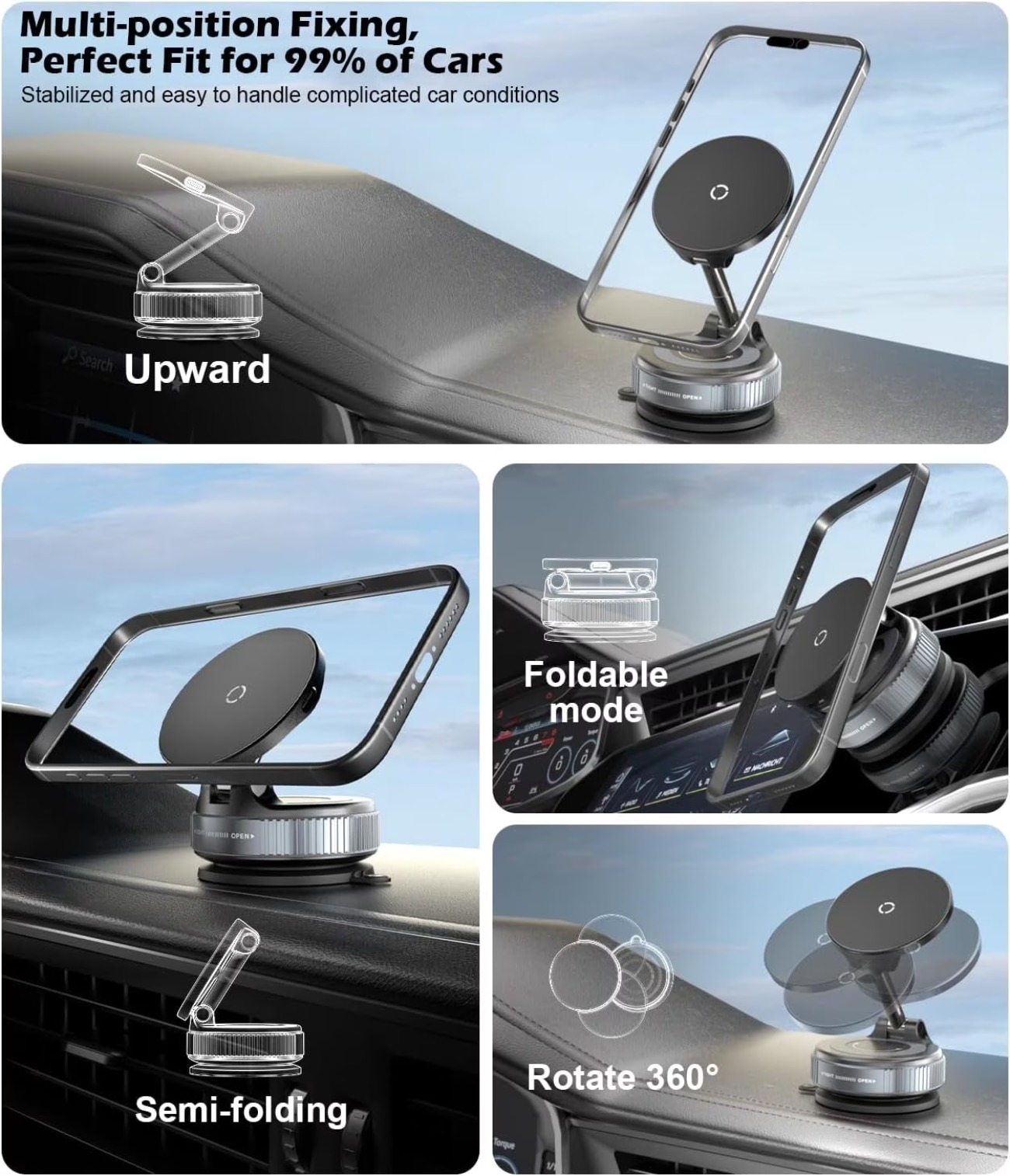 15W draadloze snellader autote - Wireless Car Charger Mount Fast Charging recensie en prijs
